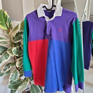 Polo Ralph Lauren colorblocked shirt for boys size Medium